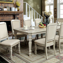 Load image into Gallery viewer, HOLCROFT Antique White/Ivory Dining Table
