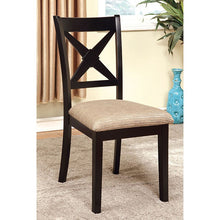 Load image into Gallery viewer, Liberta Dark Oak/Black Dining Table
