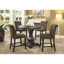 Load image into Gallery viewer, Izzy Gray/Antique Black Counter Ht. Chair, Gray (2/CTN)
