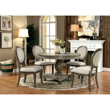Load image into Gallery viewer, Kathryn Rustic Dark Oak Round Dining Table, Rustic Oak
