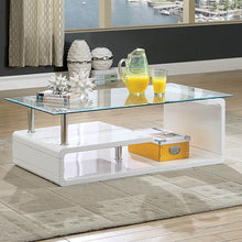 Load image into Gallery viewer, Torkel White/Chrome Coffee Table image
