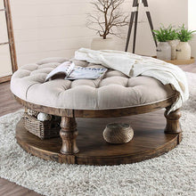 Load image into Gallery viewer, Mika Antique Oak Coffee Table w/ Cushion Top image
