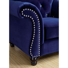 Load image into Gallery viewer, Jolanda Chair Blue &amp; Grey
