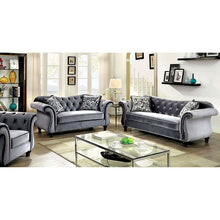 Load image into Gallery viewer, Jolanda Chair Blue &amp; Grey
