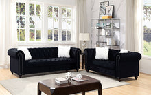 Load image into Gallery viewer, Giacomo Loveseat Black
