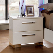 Load image into Gallery viewer, CLEMENTINE Glossy White Night Stand image
