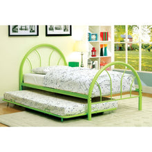 Load image into Gallery viewer, Rainbow Full Bed Black, White, Silver, Black, &amp; Green
