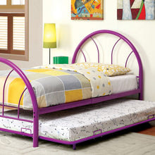 Load image into Gallery viewer, Rainbow Full Bed Black, White, Silver, Black, &amp; Green
