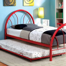 Load image into Gallery viewer, Rainbow Full Bed Black, White, Silver, Black, &amp; Green
