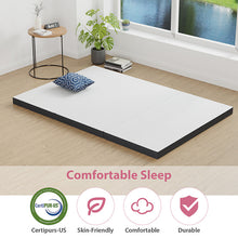 Load image into Gallery viewer, Hollyhock 4" Full Tri-Fold Memory Foam Topper
