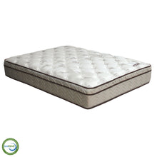 Load image into Gallery viewer, Lilium White/Brown 13&quot; Euro Pillow Top Mattress, E.King
