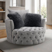 Load image into Gallery viewer, Sofi Button Tufted Swivel Chair
