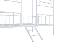 Load image into Gallery viewer, Rhonda Twin Loft Bed White, Silver, &amp; Black
