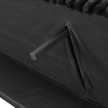Load image into Gallery viewer, Villeneuve Futon Sofa Bed Black, Pink, &amp; Grey
