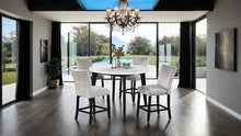 Load image into Gallery viewer, Sabro 5 Pc Counter Ht Table Set Black
