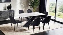 Load image into Gallery viewer, Lenvik 7 Pc Dining Table Set White

