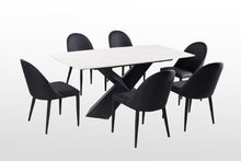 Load image into Gallery viewer, Lenvik 7 Pc Dining Table Set White
