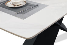 Load image into Gallery viewer, Lenvik 7 Pc Dining Table Set White
