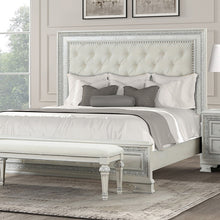 Load image into Gallery viewer, Stella Mia 4 Pc 5 Pc Queen Bedroom Set White &amp; White
