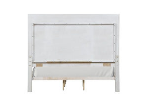 Stella Mia 4 Pc 5 Pc Queen Bedroom Set White & White