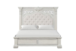 Promenade E.King & Queen Bed Brown & White