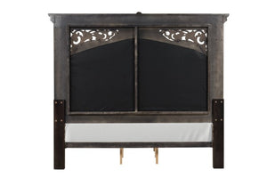 Promenade E.King & Queen Bed Brown & White