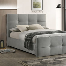 Load image into Gallery viewer, Merced Bed Gray &amp; Ivory
