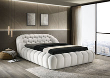 Load image into Gallery viewer, Newquay Bed Black, White, &amp; Gray
