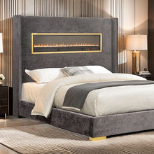 Load image into Gallery viewer, Danvers Bed Beige, Black, &amp; Grey
