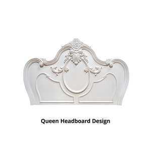 Roselli Bed Chrome & White