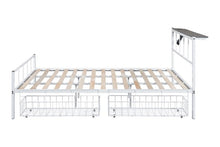 Load image into Gallery viewer, Nicoli Queen Metal Bed With Underbed Storage
