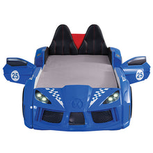 Load image into Gallery viewer, Trackster Bed White, Red,, Black, &amp; Blue

