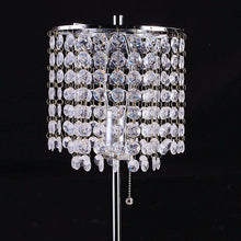 Load image into Gallery viewer, Perla Chrome Table Lamp
