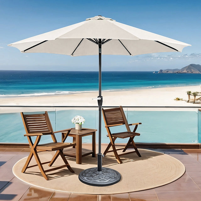 Soli 9' Outdoor Umbrella w/ Auto Tilt + 21