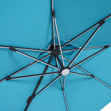 Load image into Gallery viewer, Sano 10 Ft Square Umbrella w/ Double Top w/ LED + 37&quot; Large Base
