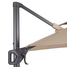 Load image into Gallery viewer, Fida 8 Ft Square Umbrella w/ Double Top + 37&quot; Large Base
