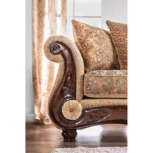 Load image into Gallery viewer, NICANOR Tan/Gold Sofa

