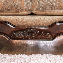 Load image into Gallery viewer, NICANOR Tan/Gold Sofa
