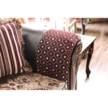 Load image into Gallery viewer, Quirino Burgundy/Dark Brown Sofa
