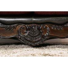 Load image into Gallery viewer, Quirino Burgundy/Dark Brown Sofa
