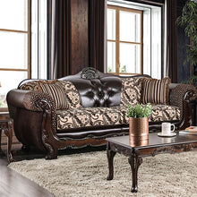 Load image into Gallery viewer, Quirino Light Brown/Dark Brown Sofa image
