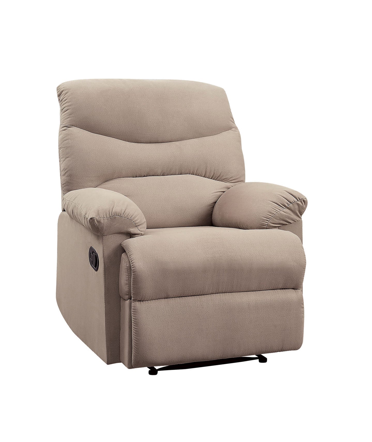 Arcadia Beige Woven Fabric Recliner (Motion)