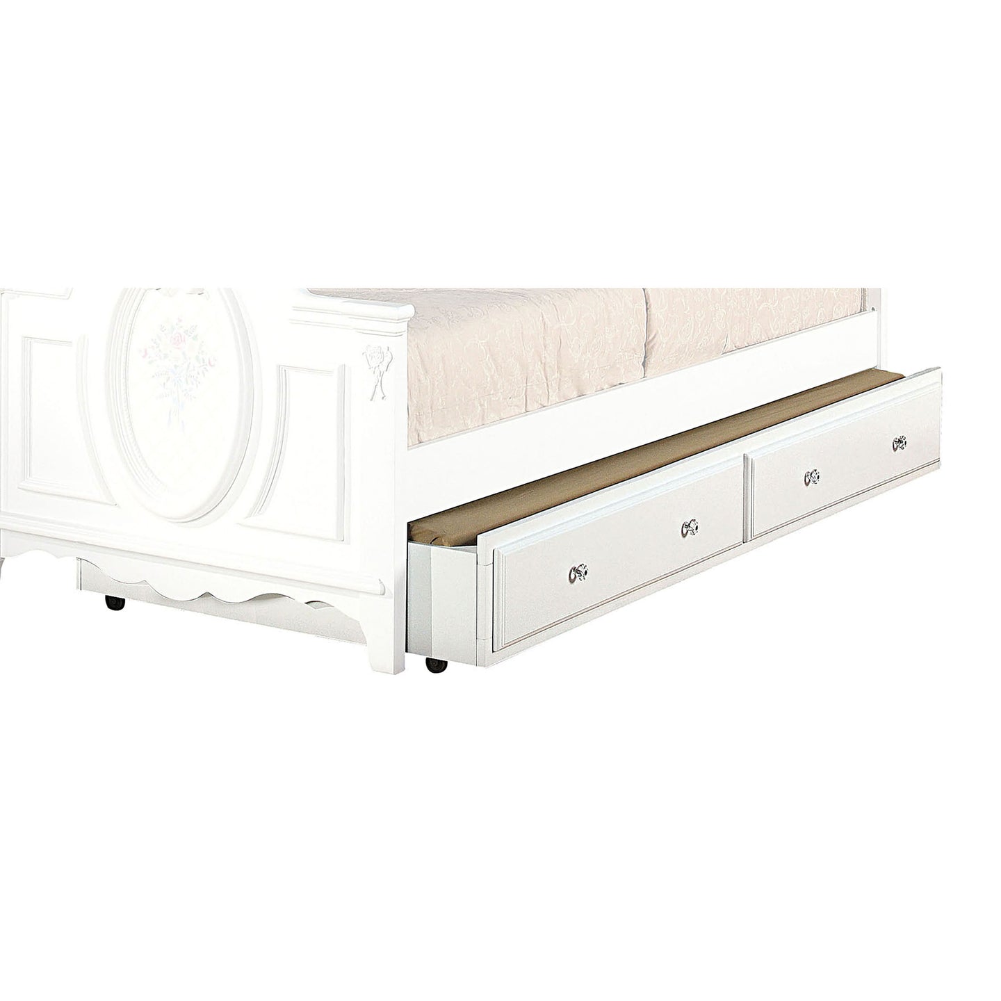 Flora White Trundle (Twin)