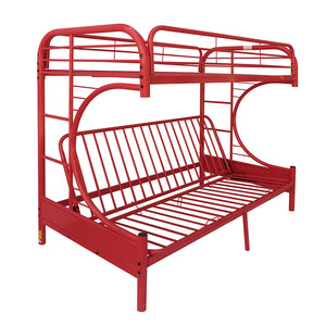 Eclipse Red Bunk Bed (Twin/Full/Futon)