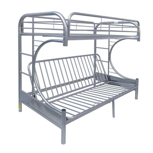 Eclipse Silver Bunk Bed (Twin/Full/Futon)
