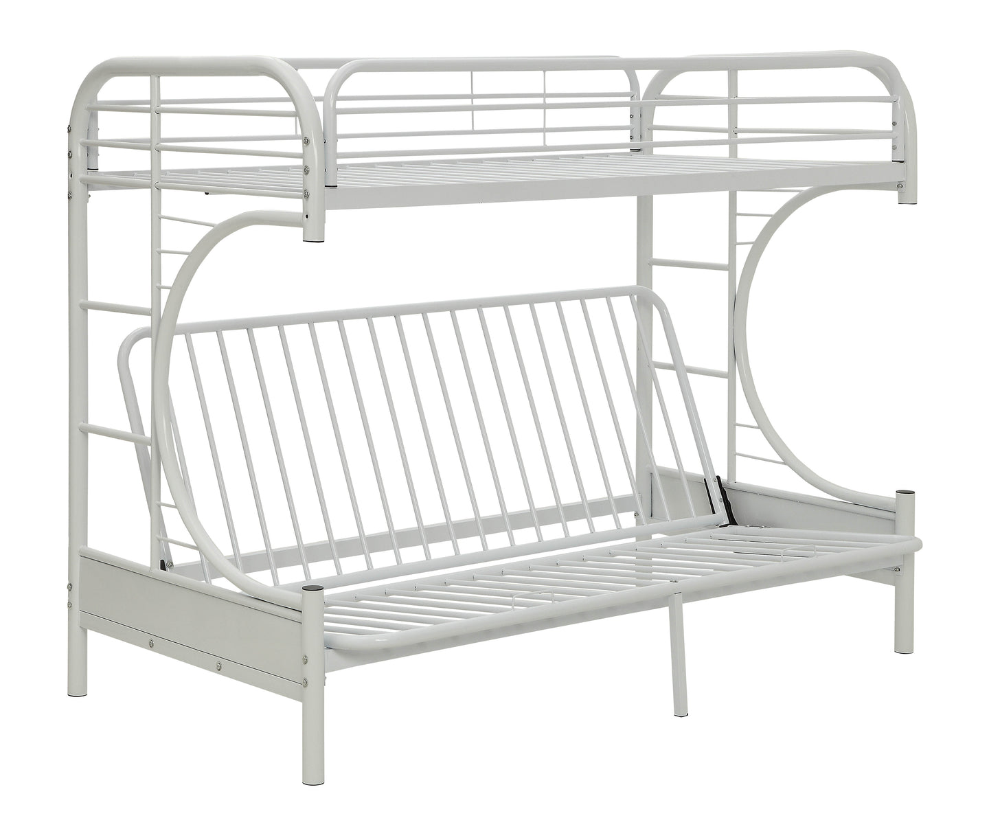 Eclipse White Bunk Bed (Twin XL/Queen/Futon)