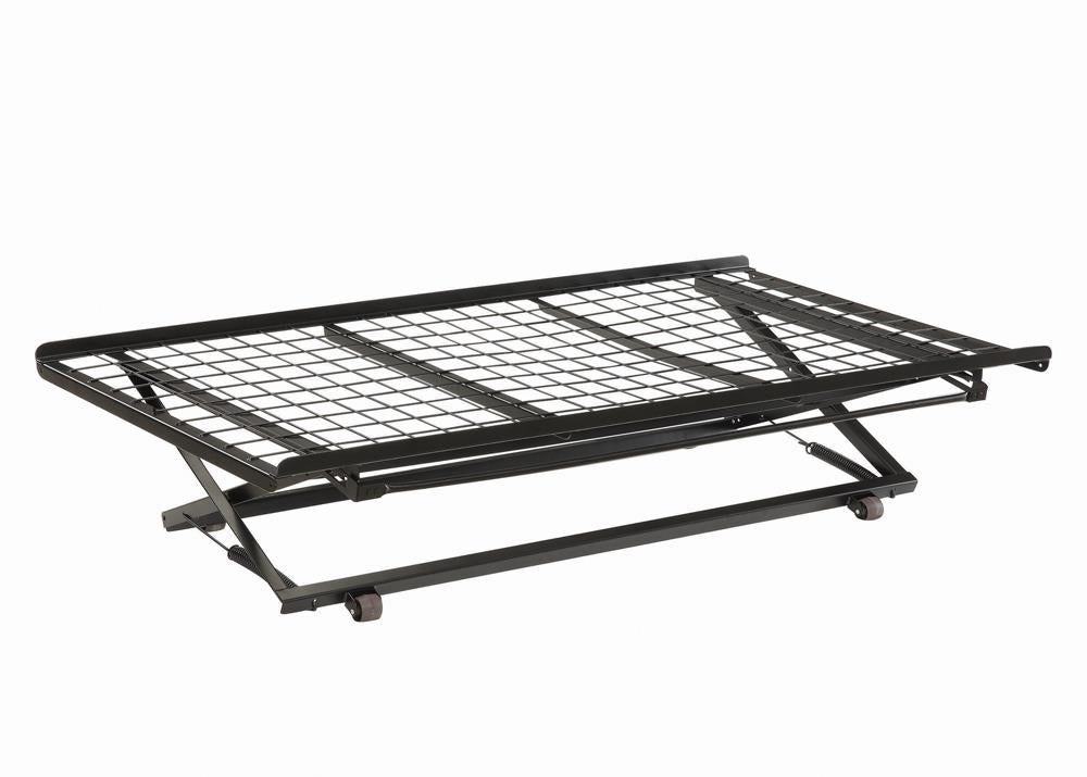 Classic Black Pop-Up Trundle Bed