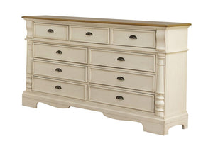 Oleta Buttermilk Nine-Drawer Dresser