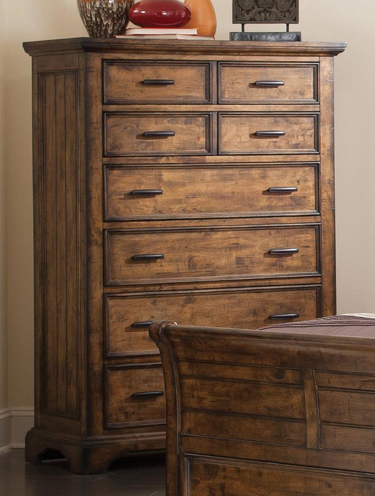 Elk Grove Rustic Eight-Drawer Chest