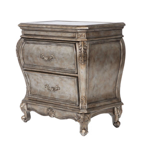 Chantelle Antique Platinum Nightstand